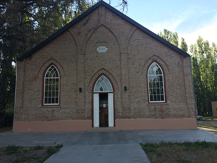 The 'new' Bethel church at Gaiman